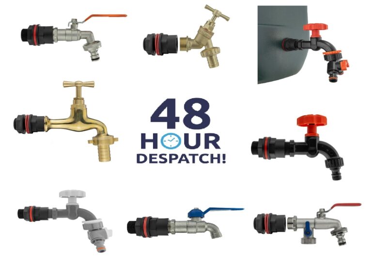 Water Butt Tap Kit with BSP Adapter and Washers