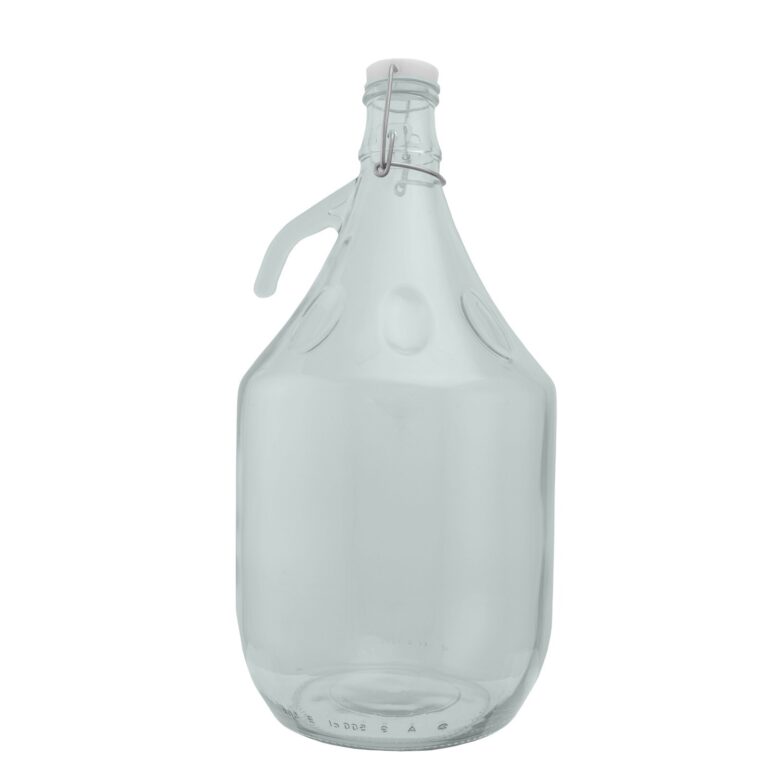 Glass Demijohn 5L Flip-Top with Seal