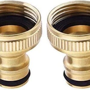 Tap Connector 3/4" BSP Brass Quick Connect (2 Pack)