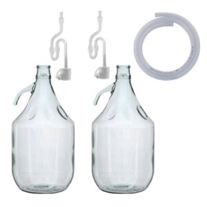 Glass Demijohn Winemaking Kit 2x 5L with Airlocks