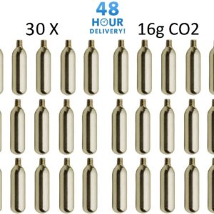 CO2 Cartridges 16g Threaded for Bike Inflators (30)