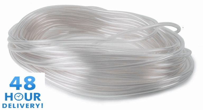 Aquarium Air Line Tubing 4mm Bore Clear PVC