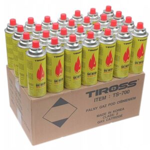 Butane Gas Cartridges for Portable Stoves