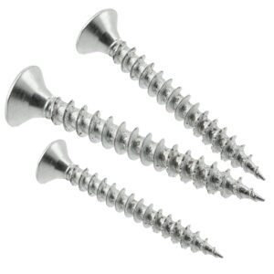 Chipboard Wood Screws White Zinc Pozi Multi Pack
