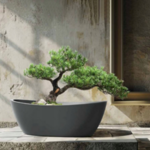 Oval Planter Bowl Plastic Indoor Outdoor