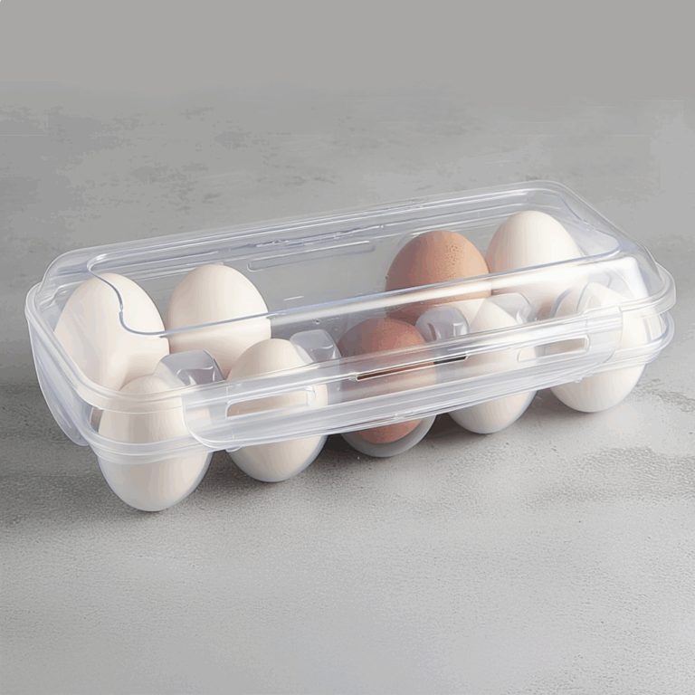 Egg Storage Box 10 Egg with Lid Stackable