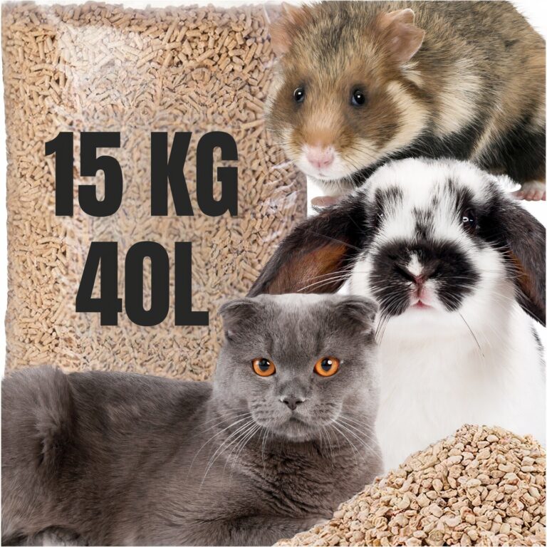 Wood Pellet Cat Litter Non-Clumping Low-Dust