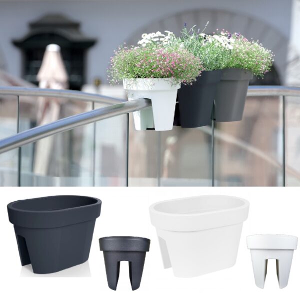 Balcony Railing Planter Box 12.3L | Jumping Bugzy