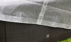 TRANSPARENT CLEAR Tarpaulin EXTRA Heavy Duty 350GSM Sheet Waterproof  Cover Tarp - 12