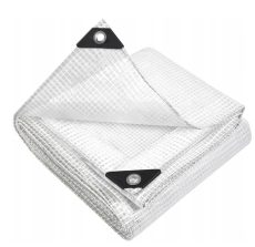 TRANSPARENT CLEAR Tarpaulin EXTRA Heavy Duty 350GSM Sheet Waterproof  Cover Tarp - 2