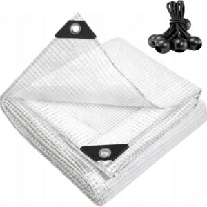 Clear Tarpaulin Heavy Duty Waterproof 350gsm