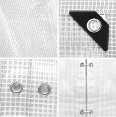 TRANSPARENT CLEAR Tarpaulin EXTRA Heavy Duty 350GSM Sheet Waterproof  Cover Tarp - 6