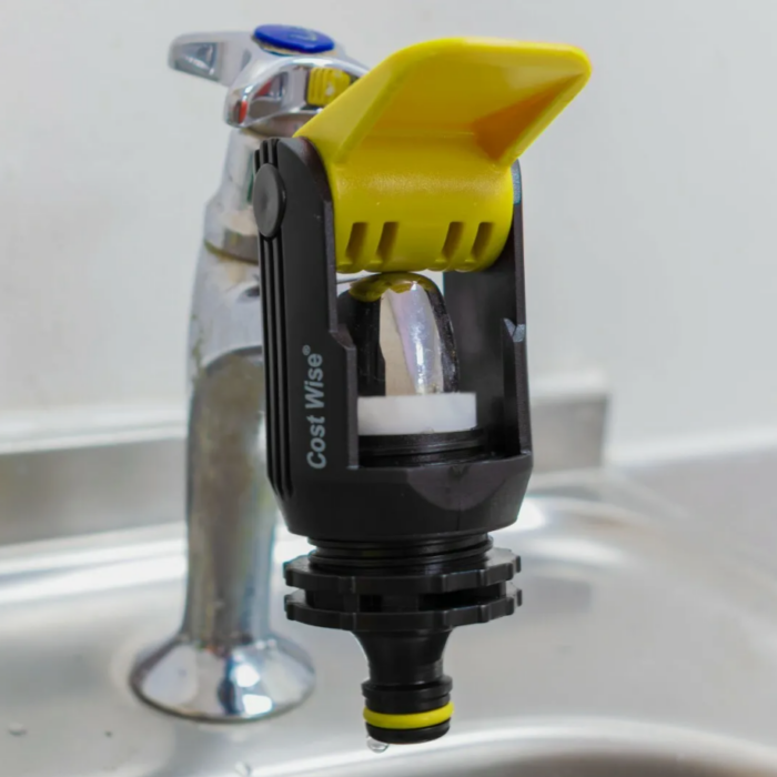 Universal Tap to Garden Hose Connector Adaptor Yellow