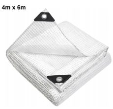 TRANSPARENT CLEAR Tarpaulin EXTRA Heavy Duty 350GSM Sheet Waterproof  Cover Tarp - 28