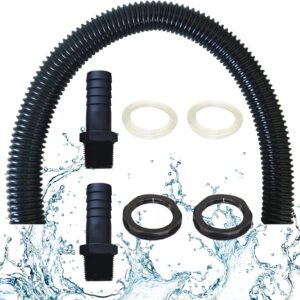 Water Butt Connector Kit with Corrugated Hose