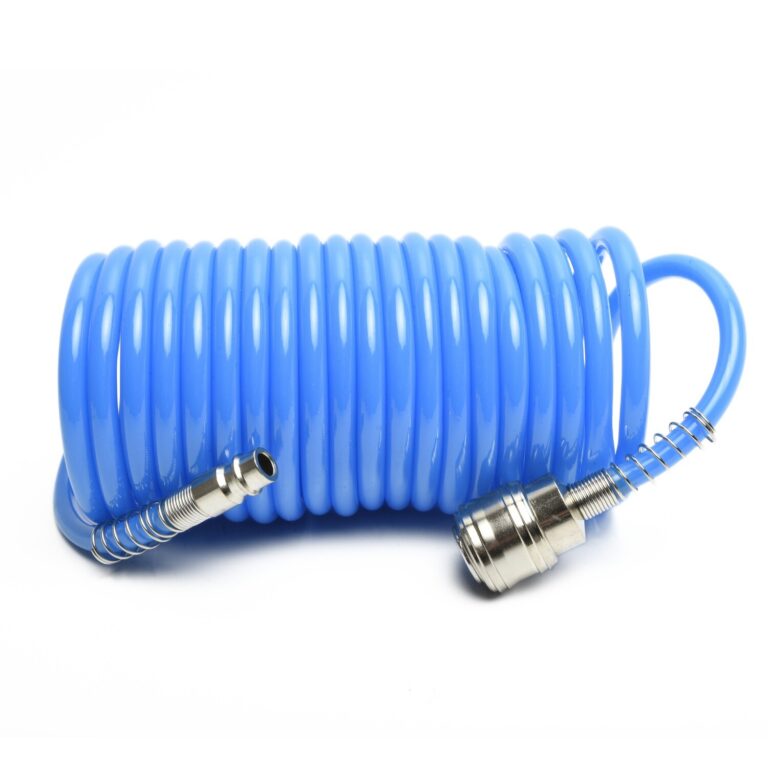 Air Compressor Hose Spiral 1/4in Quick-Connect