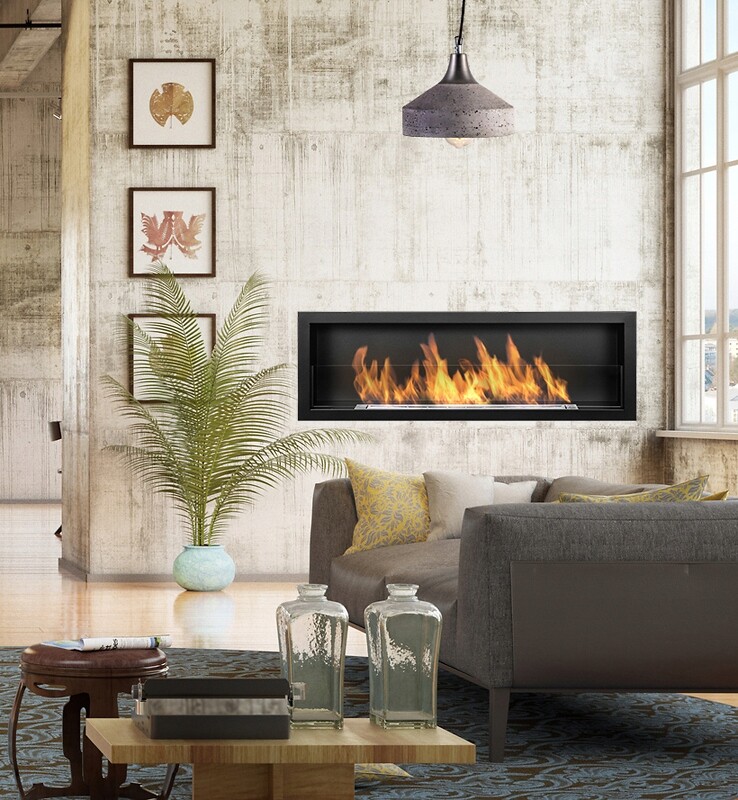 Bioethanol Wall Fireplace 1200 x 400mm - Image 4