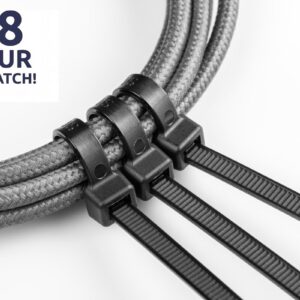 Cable Ties UV-Resistant Nylon 100 Pack