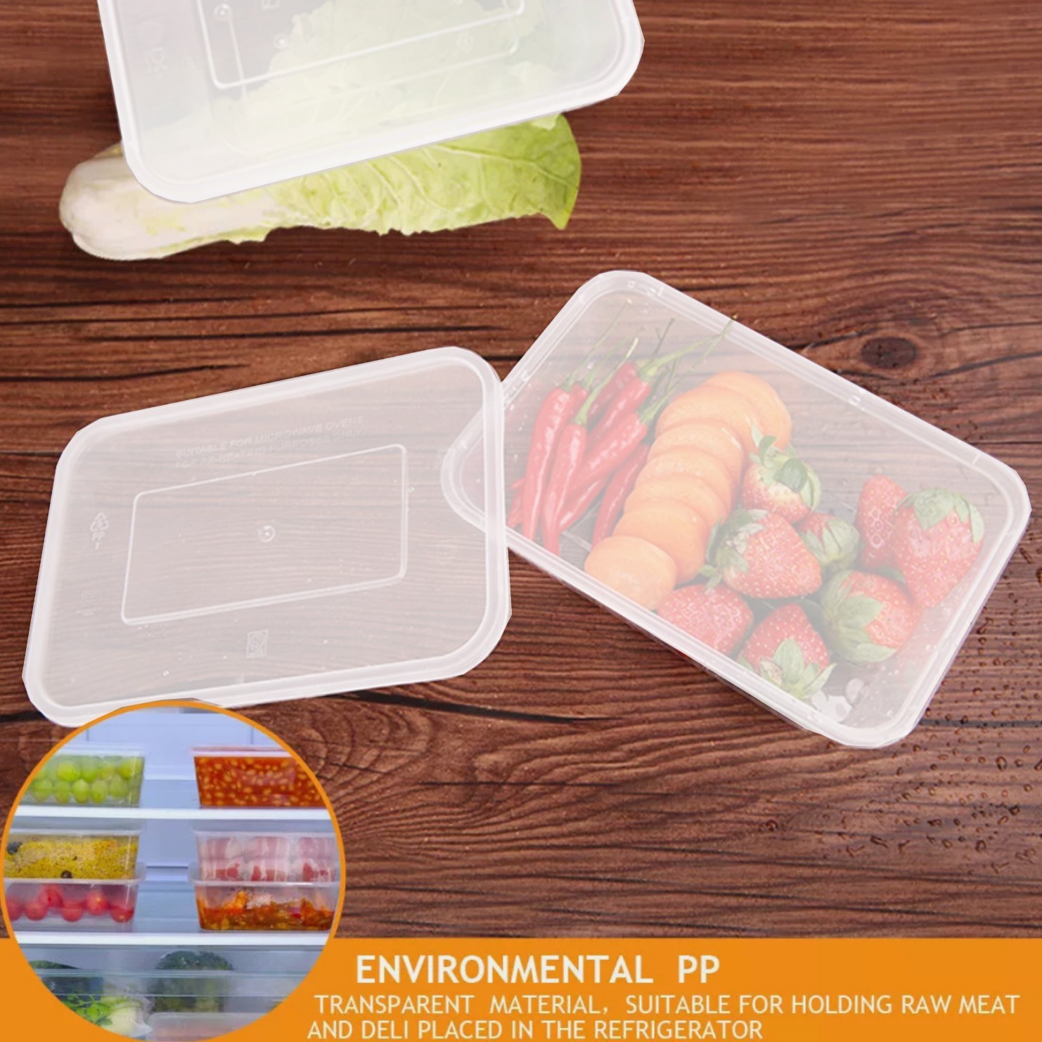 Microwave-Safe Food Containers with Lids Stackable - Image 10