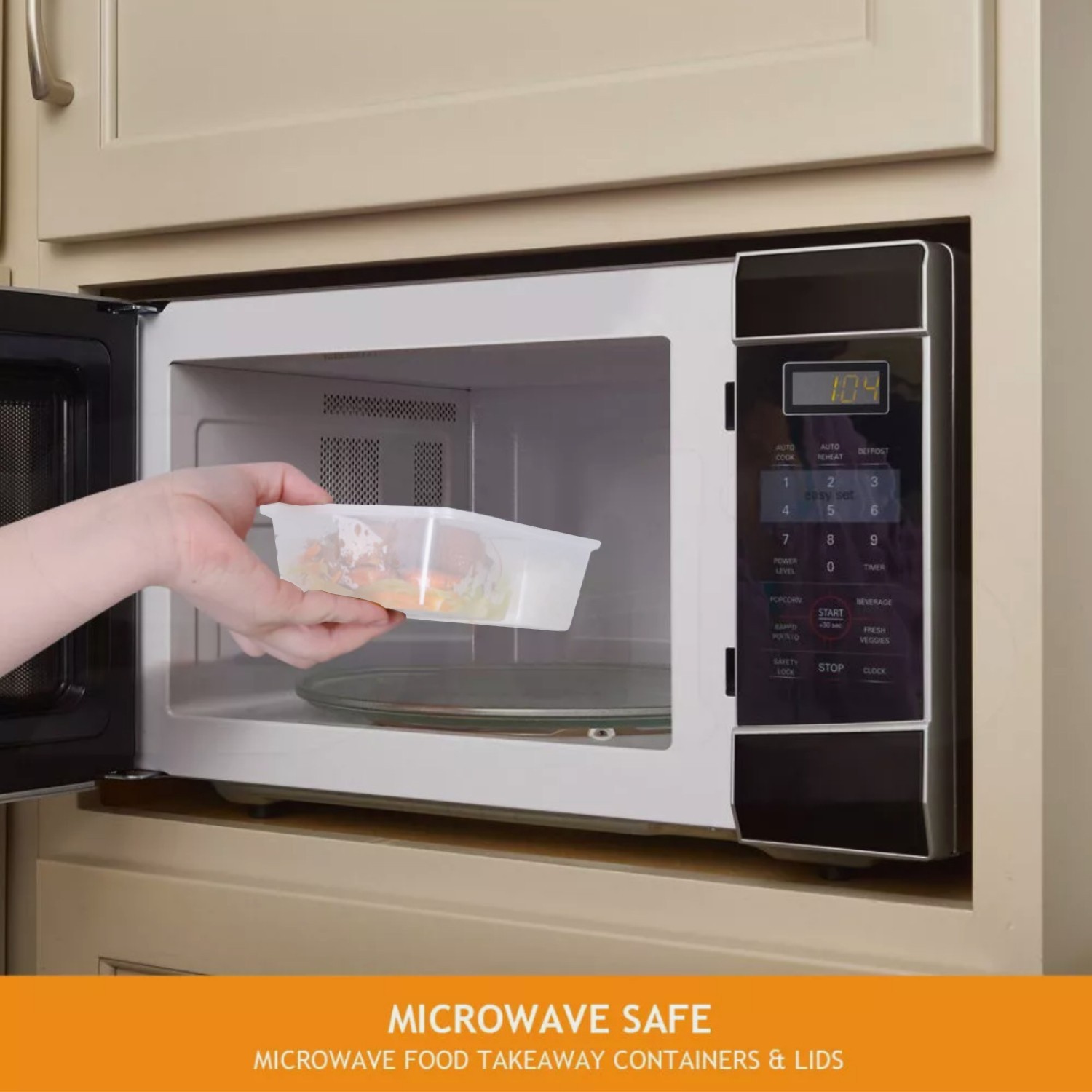 Microwave-Safe Food Containers with Lids Stackable - Image 11