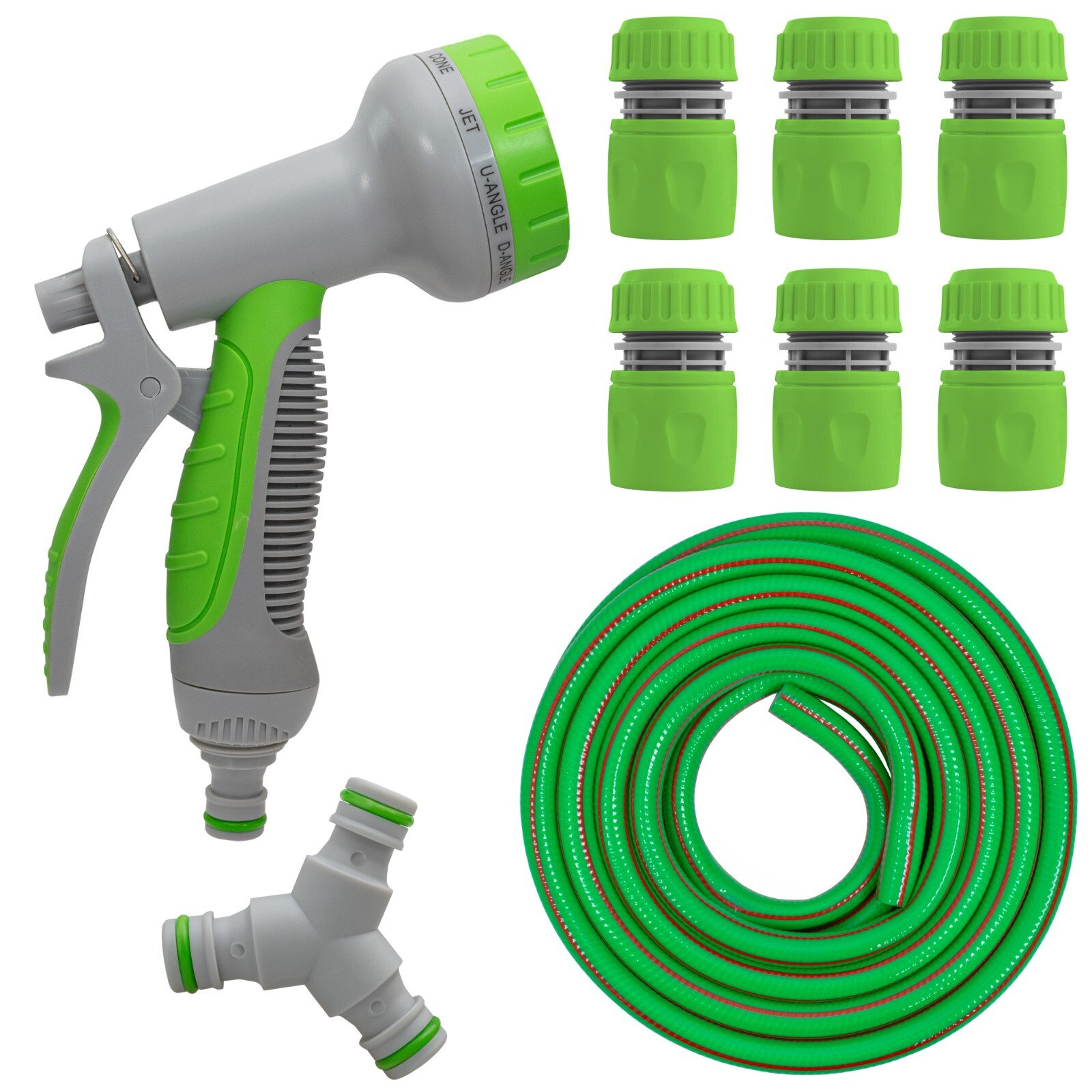 Dog Shower Kit Hot & Cold Splitter 5m Hose Green - Image 13