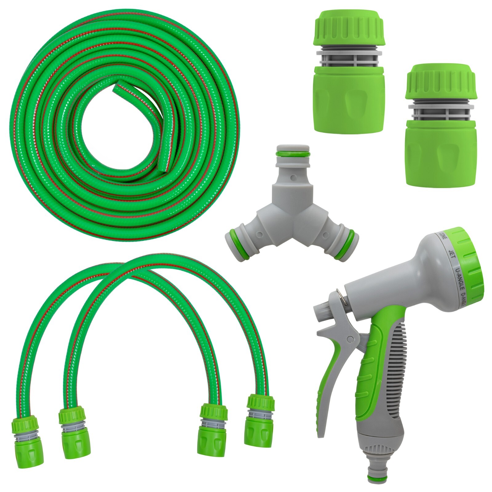 Dog Shower Kit Hot & Cold Splitter 5m Hose Green - Image 14