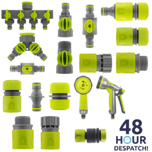 Garden Hose Quick Connect Fittings (Hozelock Type)