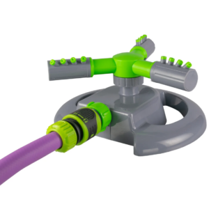 Lawn Sprinkler 3-Arm Rotating with Quick Connector