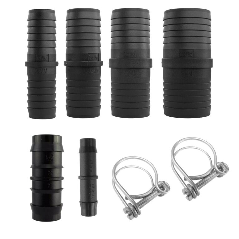 Pond Hose Joiner & Clips for Corrugated Hose