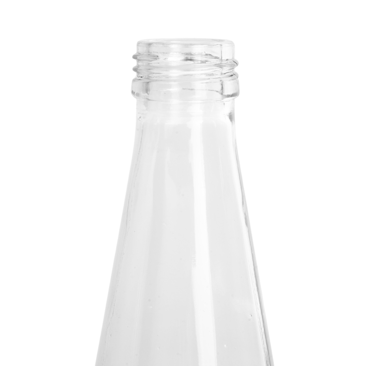 Glass Bottle 300ml Clear with Screw Cap - Image 4