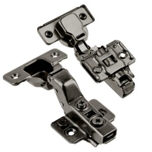 Inset Cabinet Hinge Soft Close 35mm Black 3D Adjust