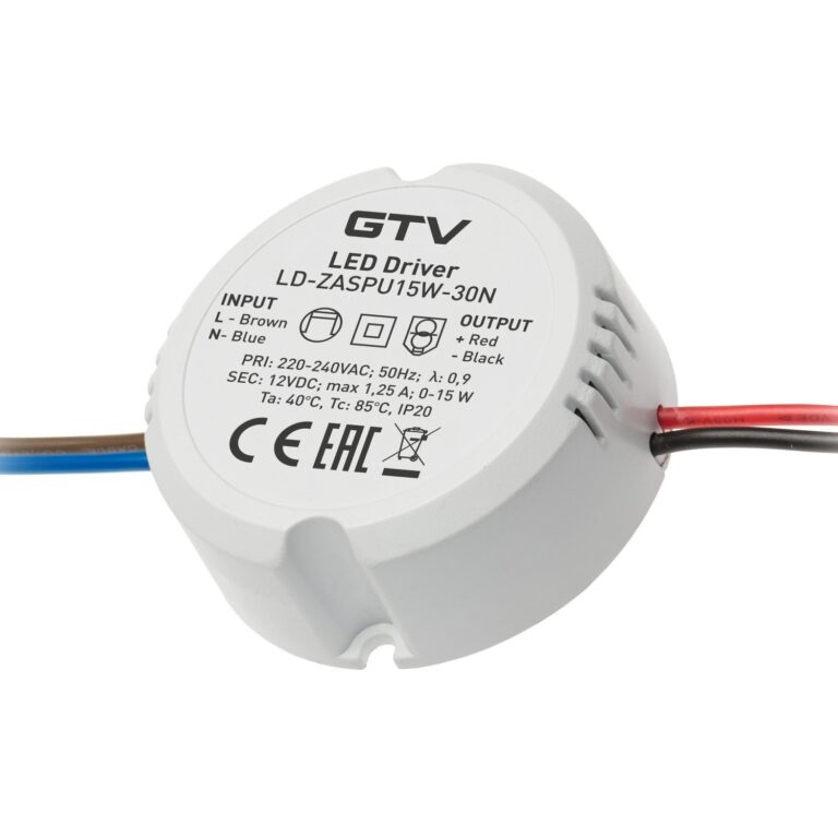 LED Driver 230V to 12V DC IP20 15W