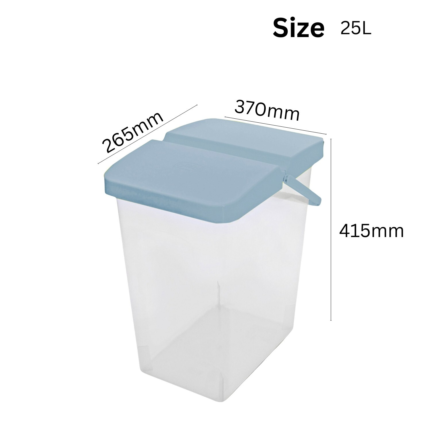 Storage Container with Handle & Dual-Opening Lid - Image 3