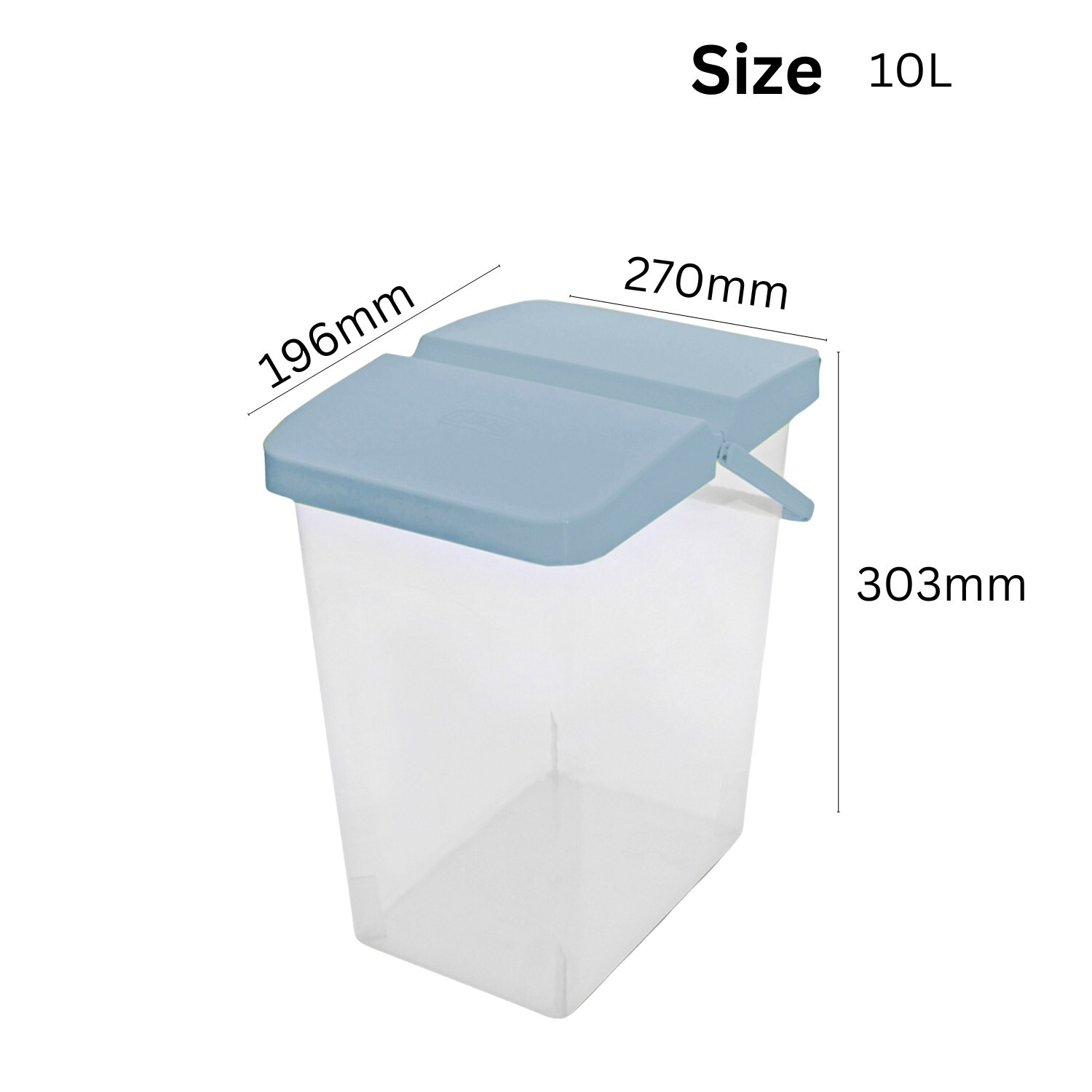 Storage Container with Handle & Dual-Opening Lid - Image 4
