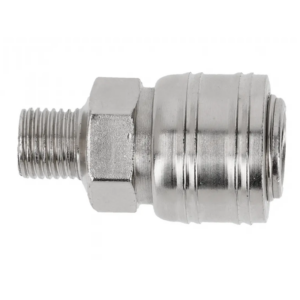 Pneumatic Tool Male Adaptor Coupler 1/4"
