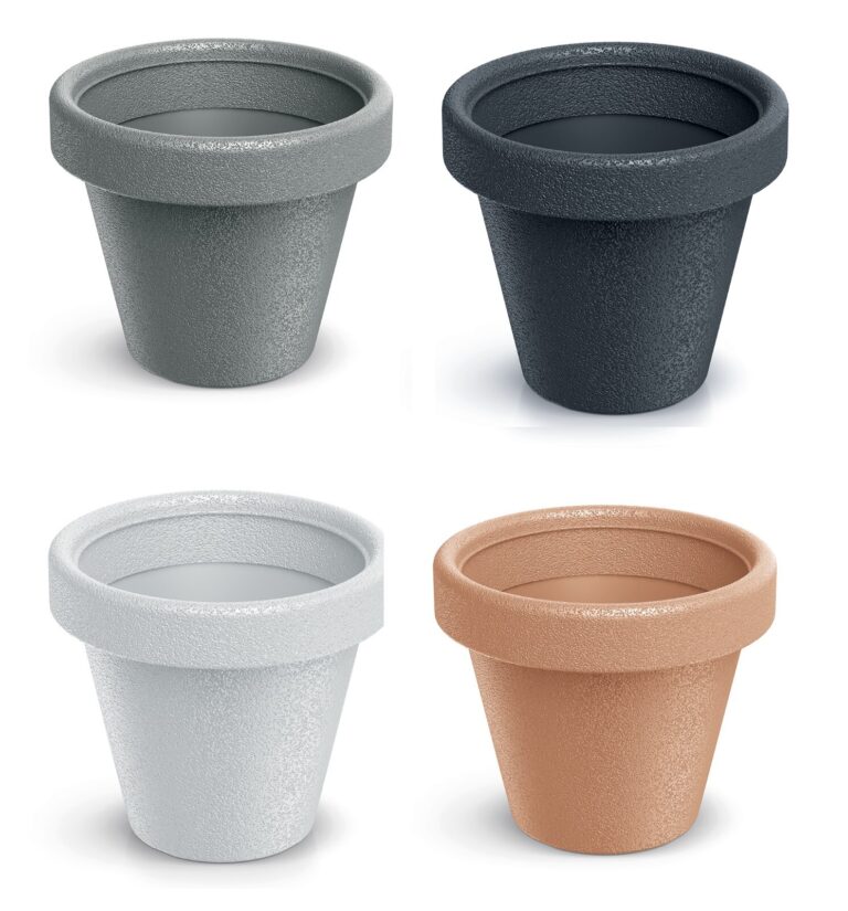 Round Planter Stone-Effect