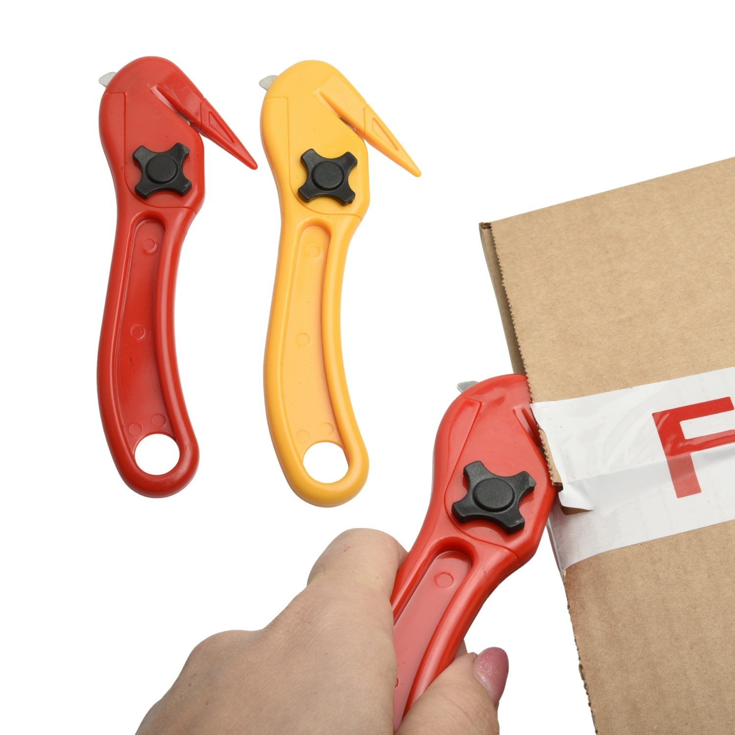 Safety Knife Carton Cutter Finger-Safe Stainless Steel