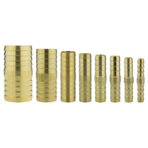 Brass Straight Hose Joiner Barbed Connector