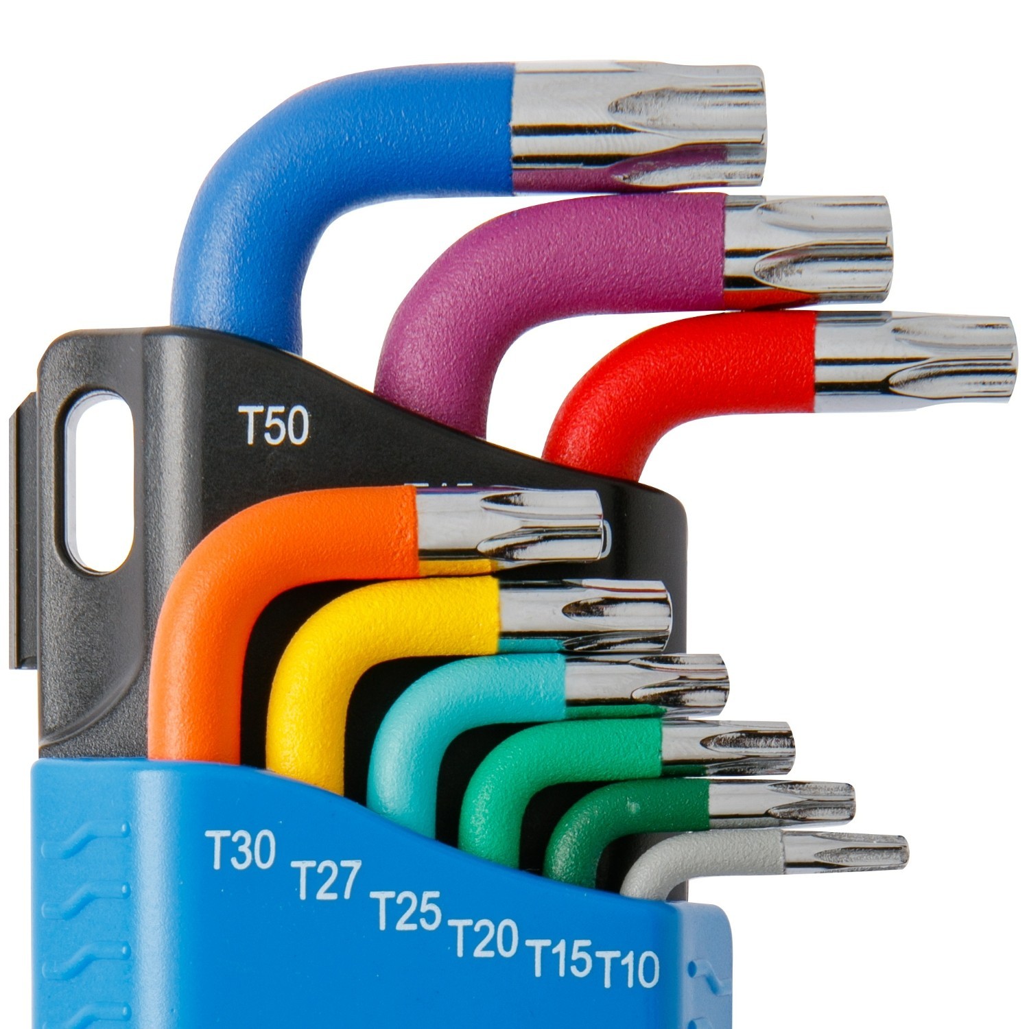 Torx Key Set T10-T50 Long Arm Colour-Coded 9pc - Image 4