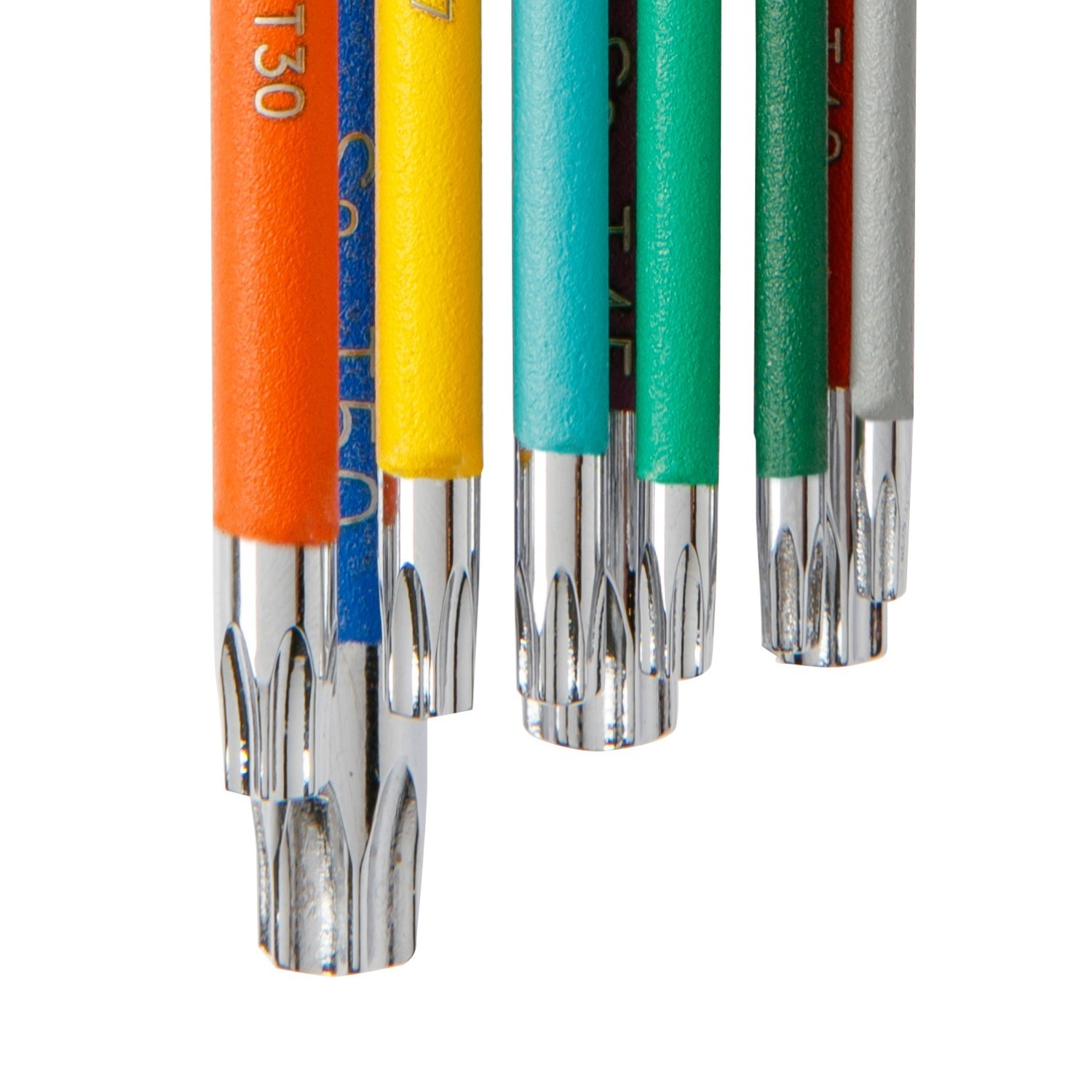 Torx Key Set T10-T50 Long Arm Colour-Coded 9pc - Image 5