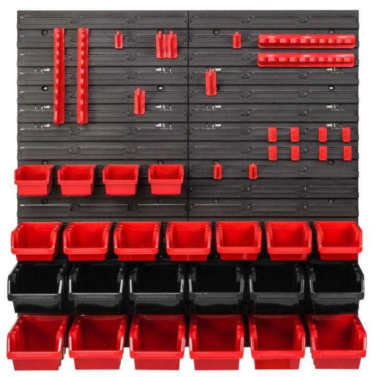 Tool Pegboard 772x780mm 44pc Kit XS-S-M Graded Bins