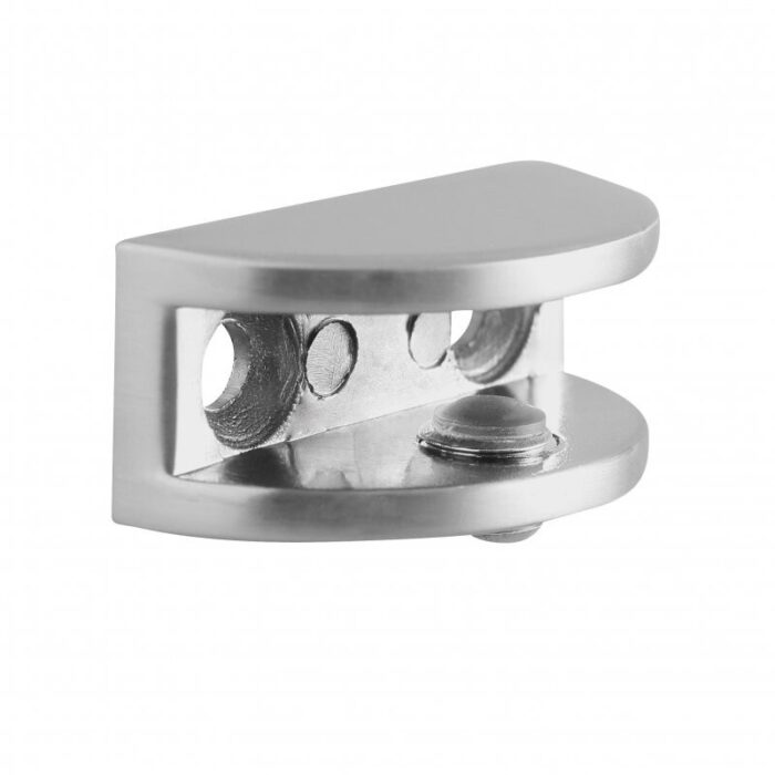 Screw-On Glass Shelf Bracket 5-8mm Pack of 2