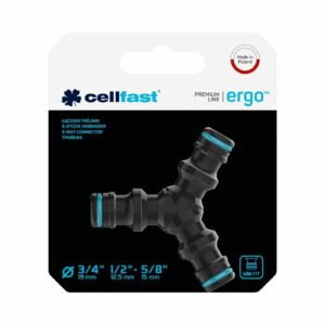3 Way Hose Connector for 1/2 & 3/4 Quick Connect