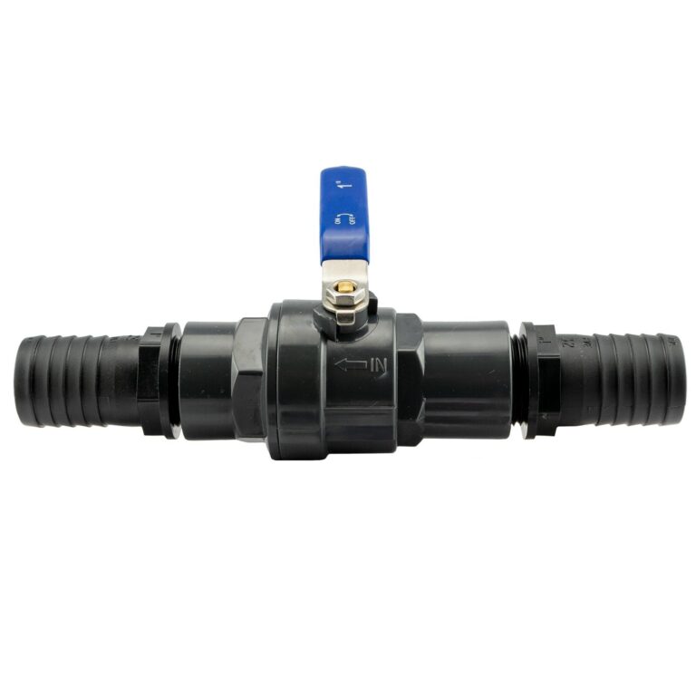 Pond Flow Control Valve Stainless Steel with Hosetails