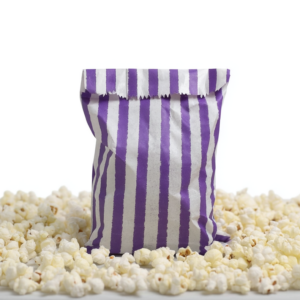 Candy Stripe Kraft Paper Bags