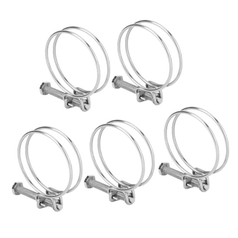 Double Wire Pond Hose Clips Spring Steel