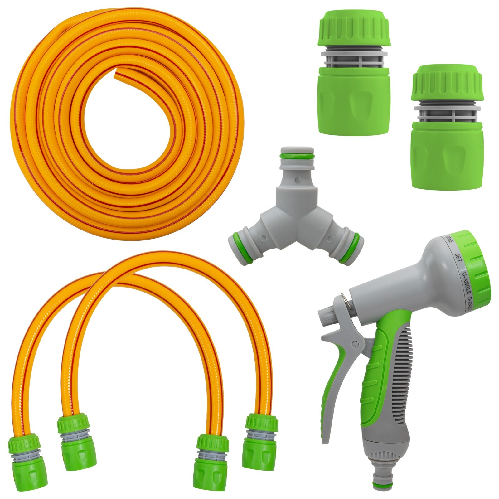 Dog Shower Kit Hot & Cold Splitter 5m Hose Yellow - Image 7
