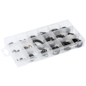 E-Clips External Circlips Assortment Set 150pc