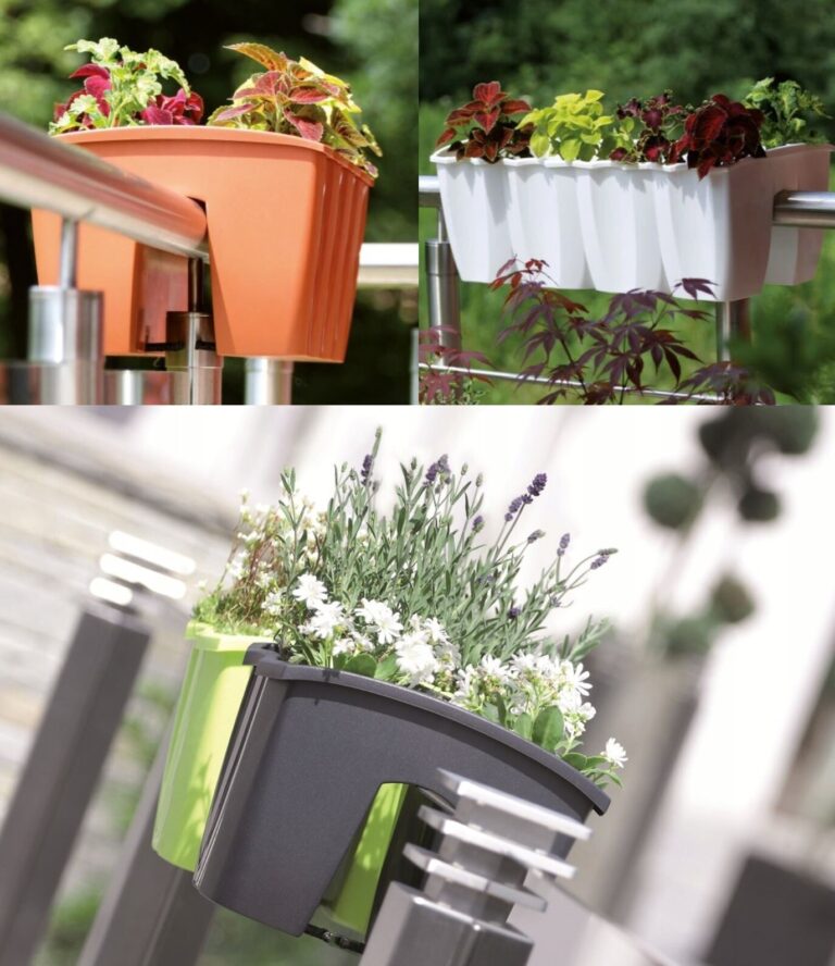 Rectangular Railing Planter Polypropylene