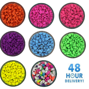 Aquarium Gravel Fluorescent Coloured Stones